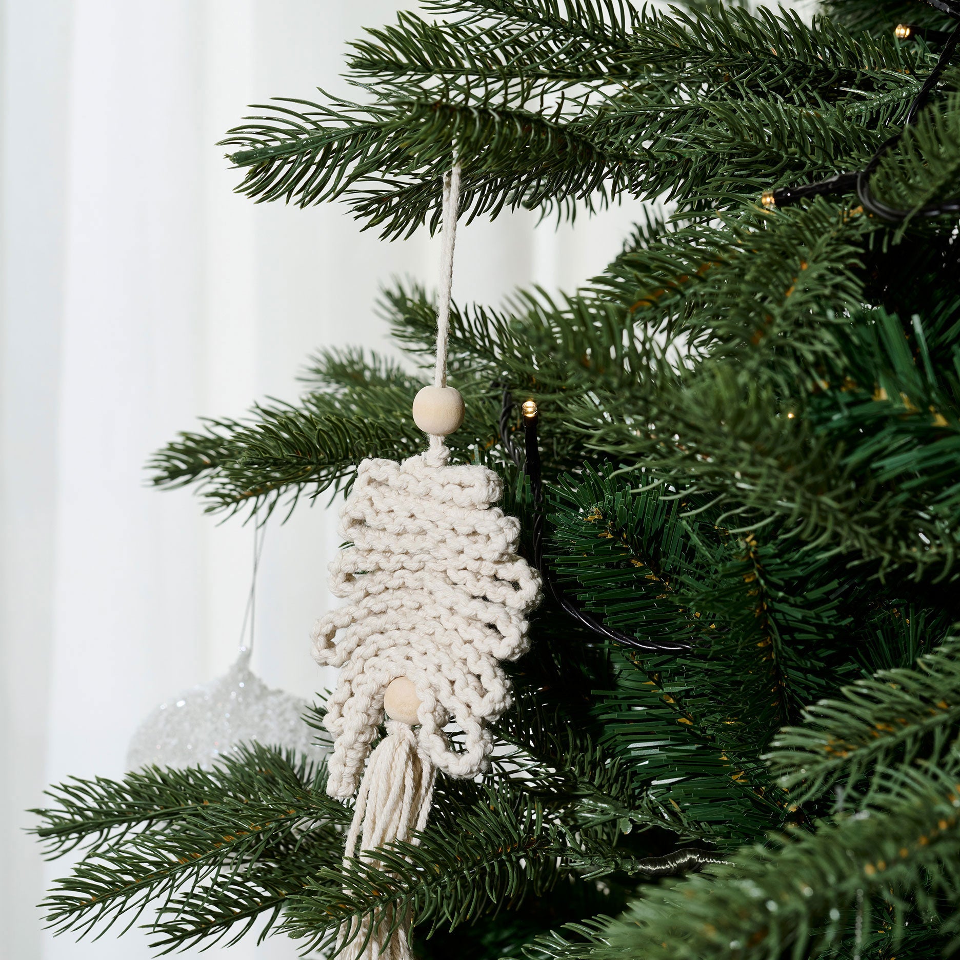 Strikket Juletræsophæng